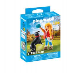 PLAYMOBIL 71738 Frau mit Sennenhund