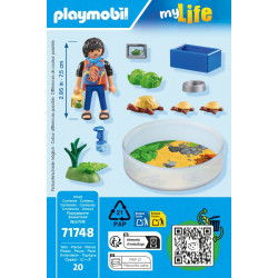 PLAYMOBIL 71748 Schildkröten Terrarium
