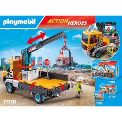 thumb-alternative:PLAYMOBIL 71750 Baustellen LKW mit Kran