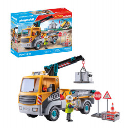 thumb-alternative:PLAYMOBIL 71750 Baustellen LKW mit Kran