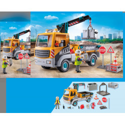 thumb-alternative:PLAYMOBIL 71750 Baustellen LKW mit Kran