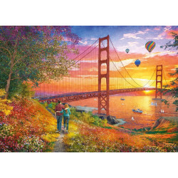 Spaziergang zur Golden Gate Bridge, Puzzle 2.000 Teile