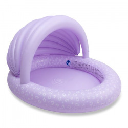 Kinderpool m. Dach, Lila Leopard, 100cm