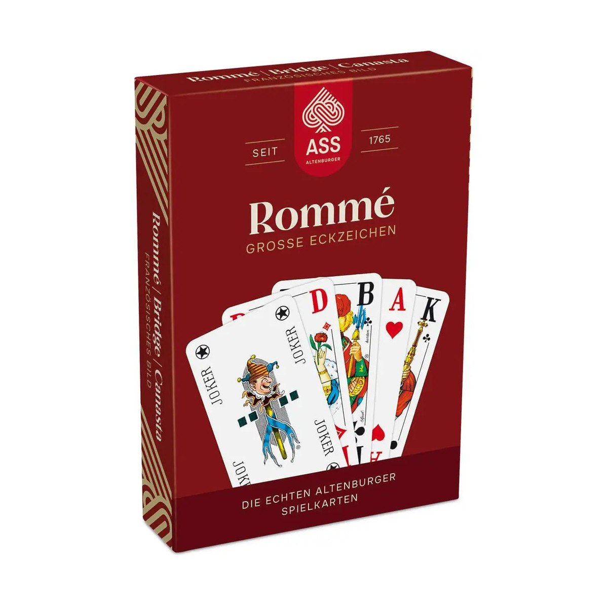 Rommé große Eckzeichen, französisches Bild