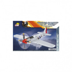 Verpackung des COBI Top Gun Maverick P-51D Mustang Modellflugzeug-Bausatzes.