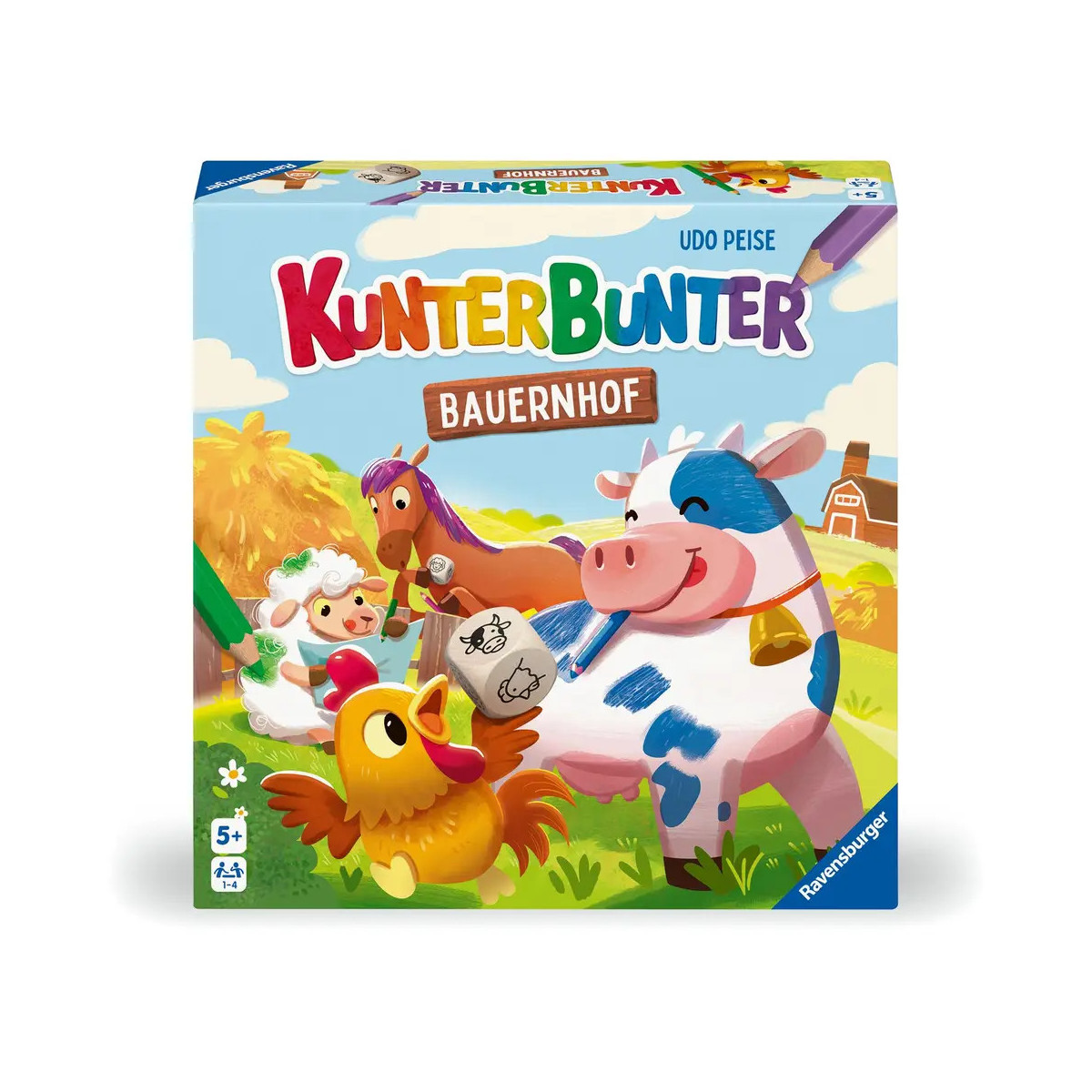Ravensburger 24761   Kunterbunter Bauernhof ein Kinderspiel für 1 4 Personen ab 5 Jahren