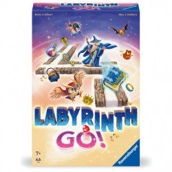 Ravensburger Familienspiel 24699   Labyrinth Go!   Gesellschaftsspiel für 1   4 Personen, Brettspiel