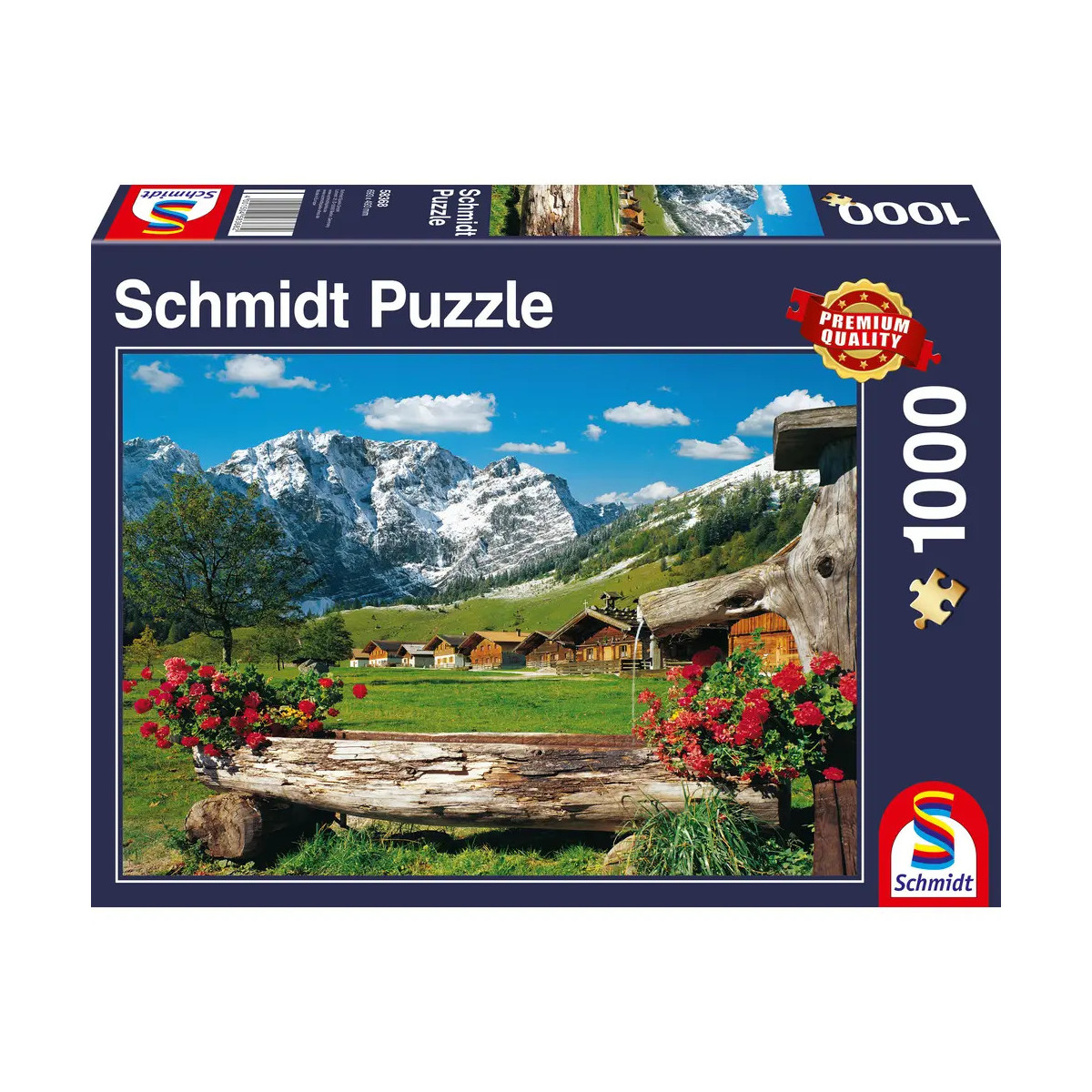 Schmidt Spiele Puzzle Blick ins Bergidyll, 1000 Teile
