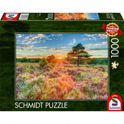 Heide im Sonnenuntergang, Puzzle 1.000 Teile