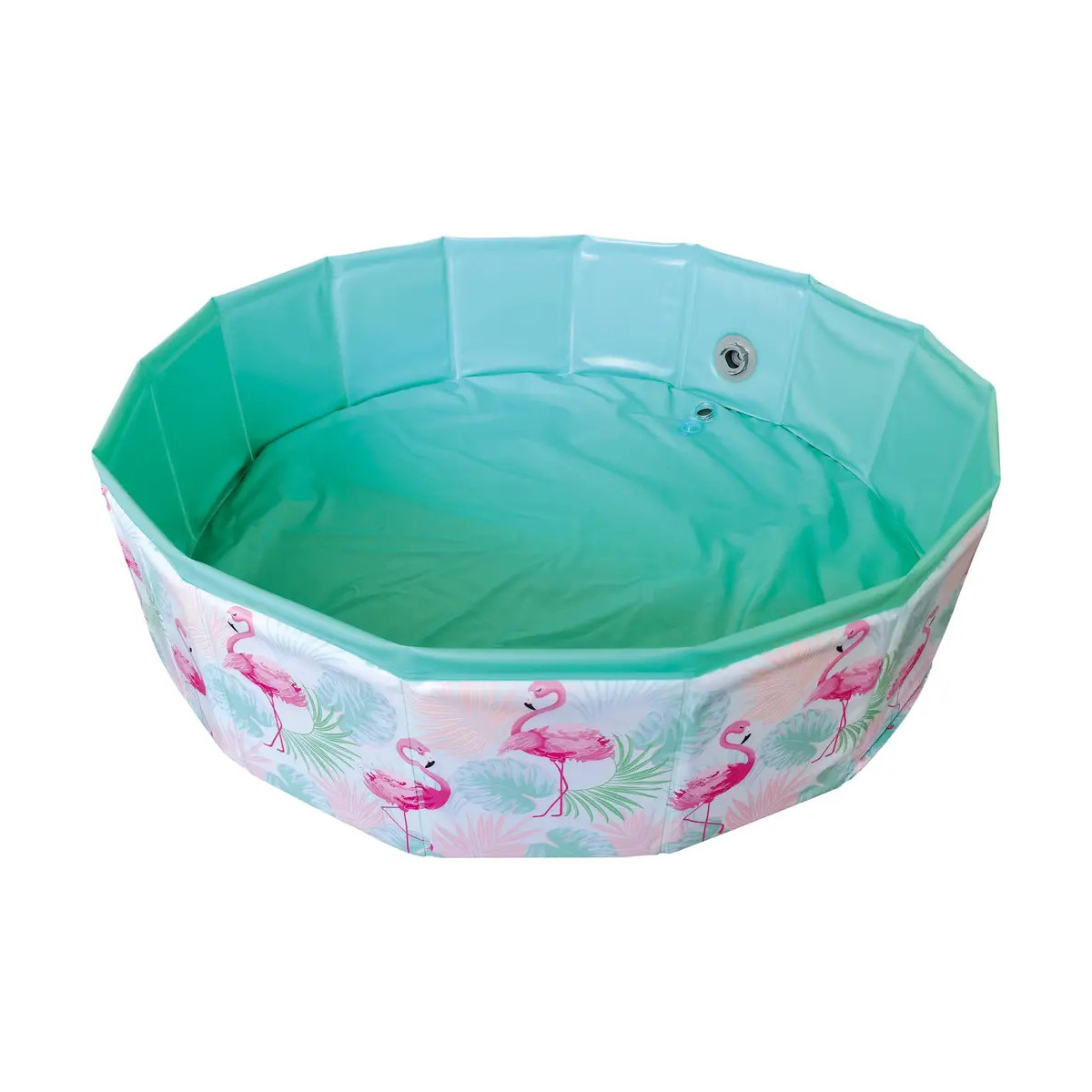 Splash & Fun Fix Pool Flamingo  80 cm, faltbar, mit Tasche