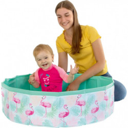 Splash & Fun Fix Pool Flamingo  80 cm, faltbar, mit Tasche