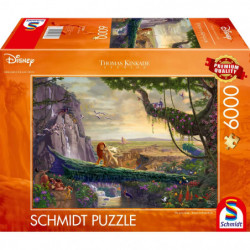 Puzzle Thomas Kinkade Disney, The Lion King, Return to Pride Rock 6000Teile