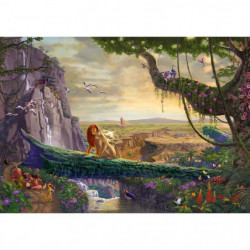 Puzzle Thomas Kinkade Disney, The Lion King, Return to Pride Rock 6000Teile