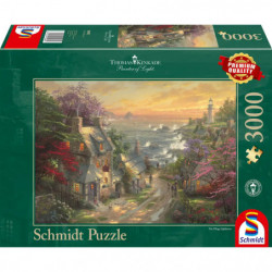 Schmidt Spiele Puzzle Dörfchen am Leuchtturm,3000 Teile