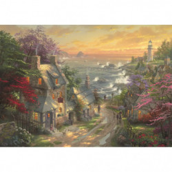 Schmidt Spiele Puzzle Dörfchen am Leuchtturm,3000 Teile