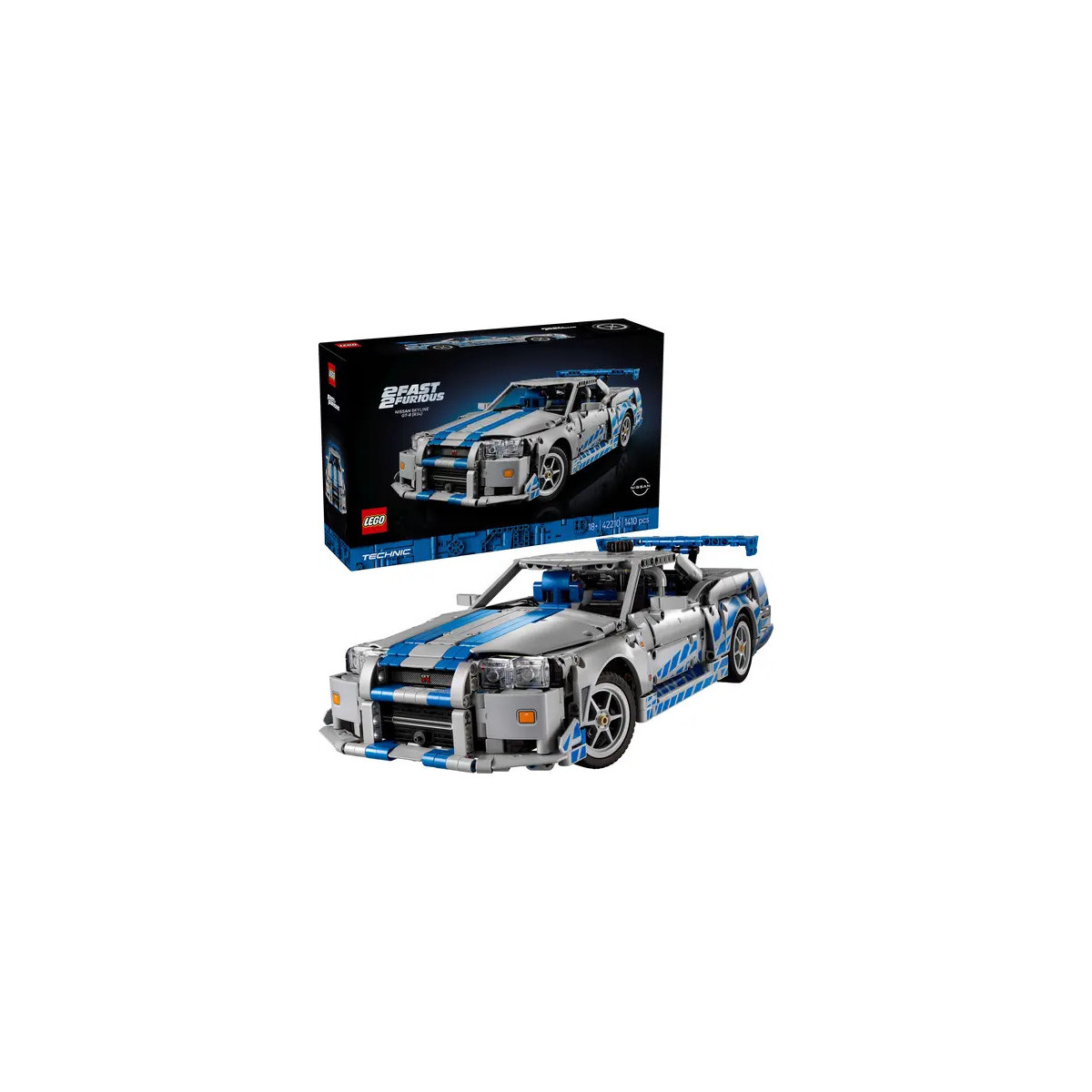 LEGO® Technic 42210 2 Fast 2 Furious Nissan Skyline GT R (R34) Flitzer