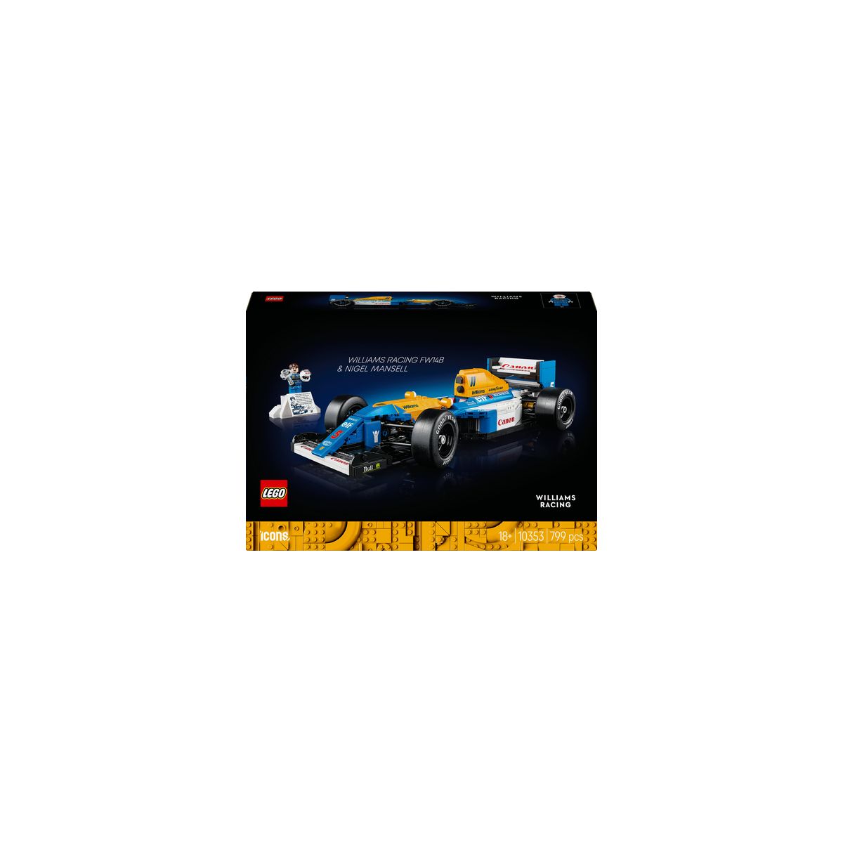 LEGO® Icons 10353 Williams Racing FW14B mit Nigel Mansell