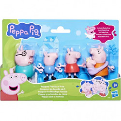 thumb-alternative:PEP Peppas fünfköpfige Familie Figurenset