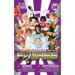 img_0:Playmobil Figuren Serie 26: Lila Blindbag mit Abbildungen verschiedener Spielfiguren auf der Vorderseite.