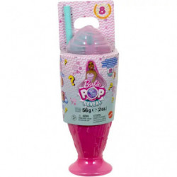 img_0:Eisbecher-Verpackung in Pink und Blau mit Figurenlogo und bunten Dekorationen.