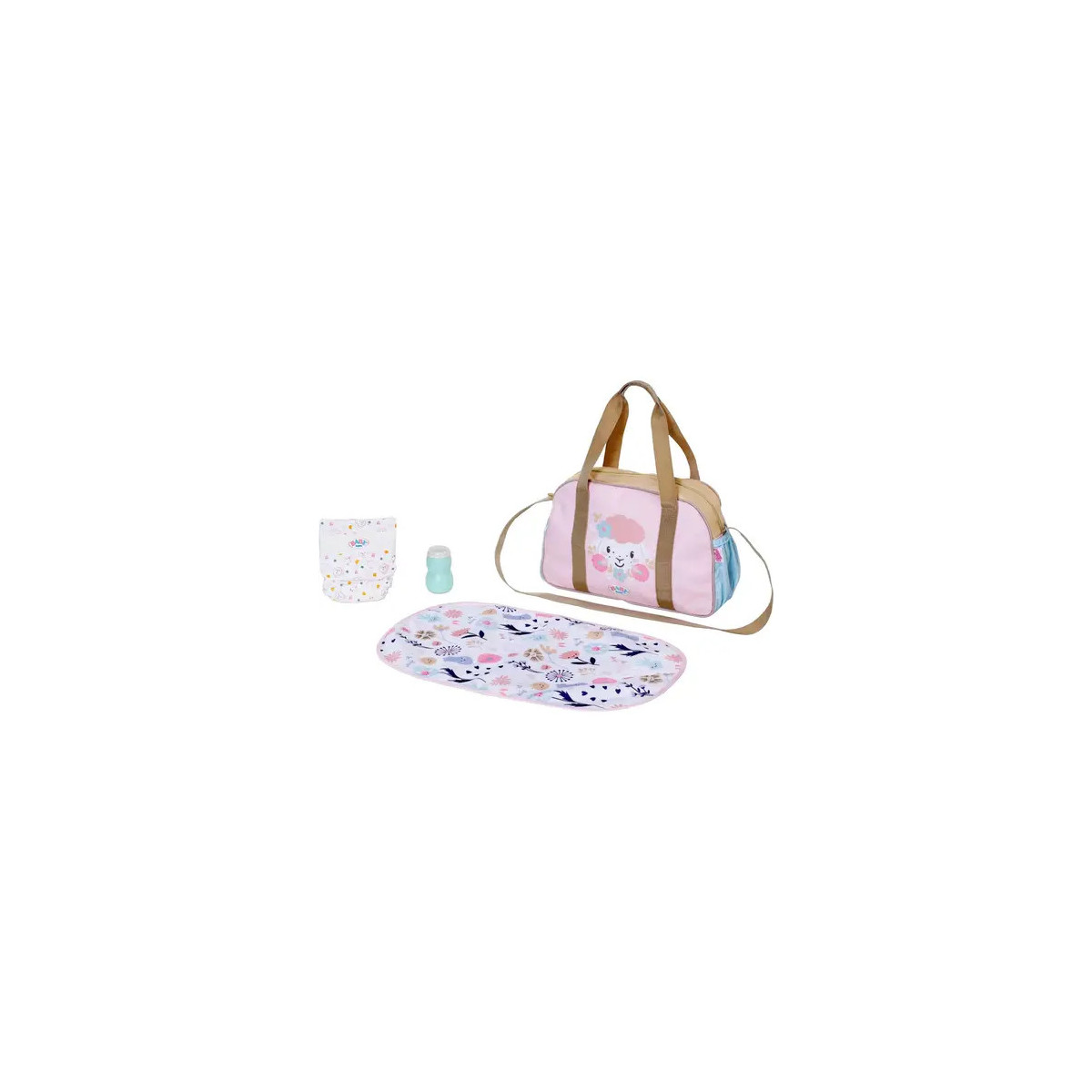 BABY born Wickeltasche Blumen