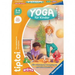 Ravensburger tiptoi Spiel 00230   ACTIVE Yoga für Kinder   achtsames Bewegungsspiel für Kinder ab 3