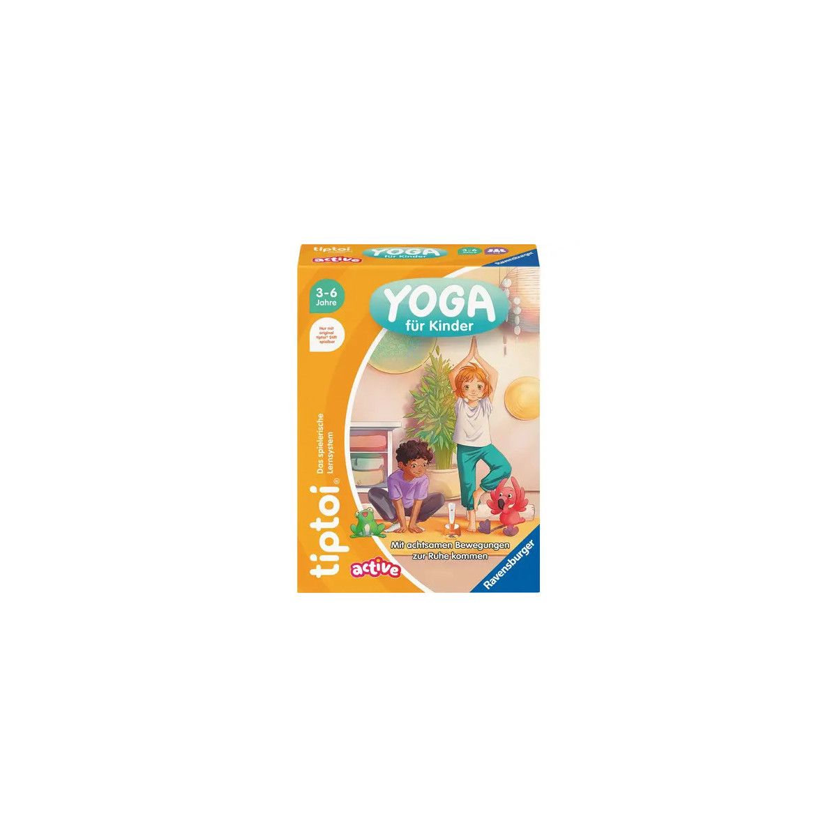 Ravensburger tiptoi Spiel 00230   ACTIVE Yoga für Kinder   achtsames Bewegungsspiel für Kinder ab 3