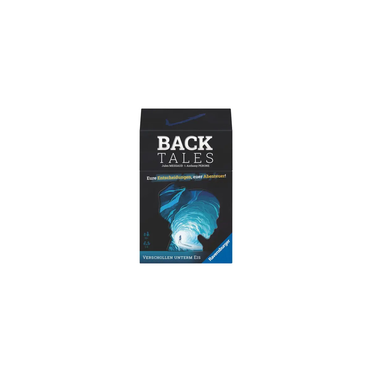 Ravensburger 24849 Back Tales   Verschollen unterm Eis ab 10 Jahren   Ein kooperatives Mystery Karte